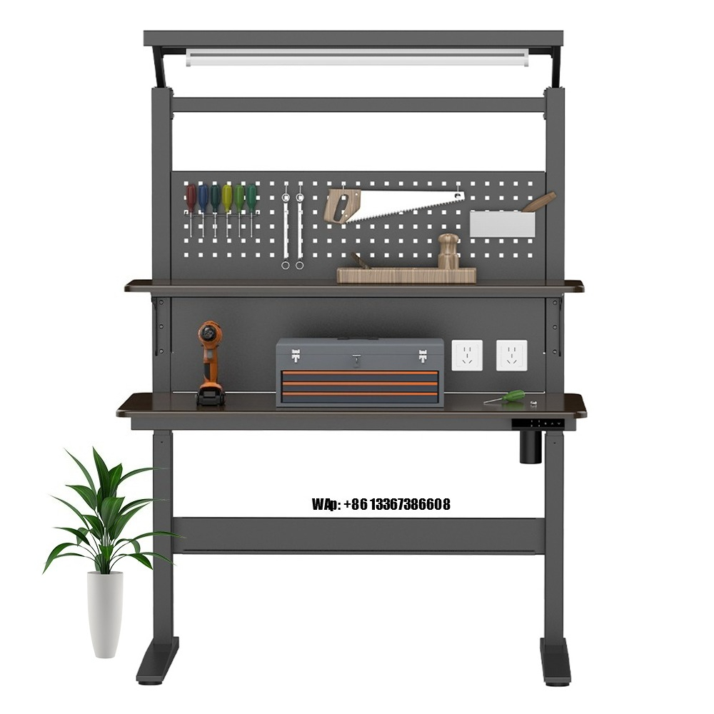 Workbench Woodworking - Height Adjustable Floor Standing Work Table