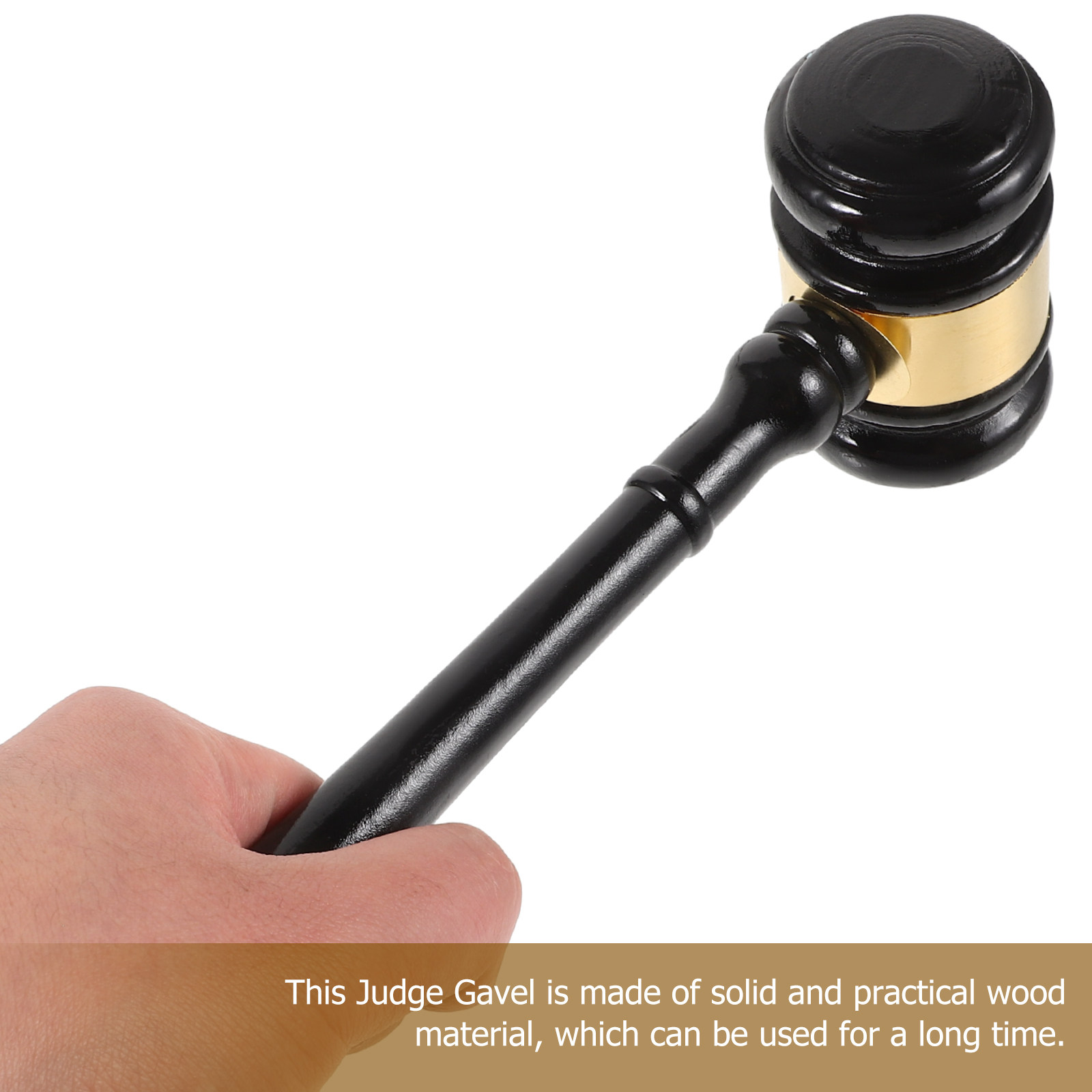 Judge Gavel Wooden Solid Wood  - Woodworking Auctions review and price
