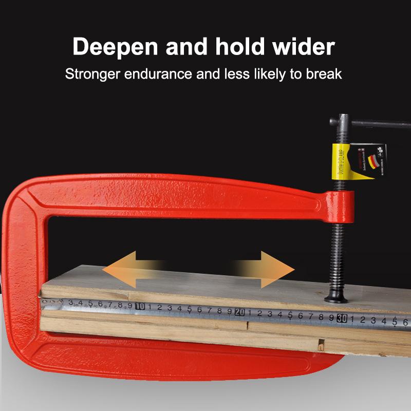G Clamp Deep Reach C Clamp 1/1 - Woodworking Clamp review and price