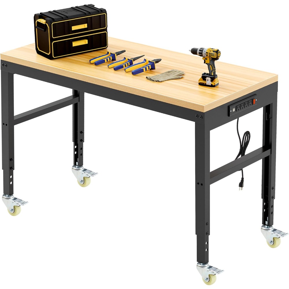 Adjustable Workbench, Heavy Du - Workbench Woodworking review and price