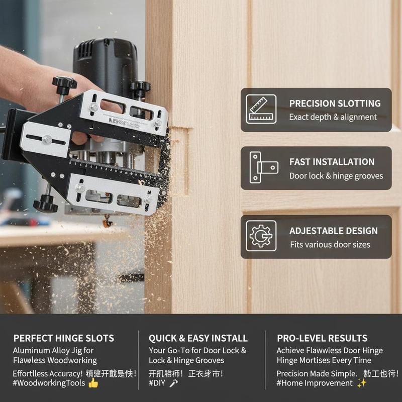 Aluminum Alloy Mortise Templat - Woodworking Clamp review and price
