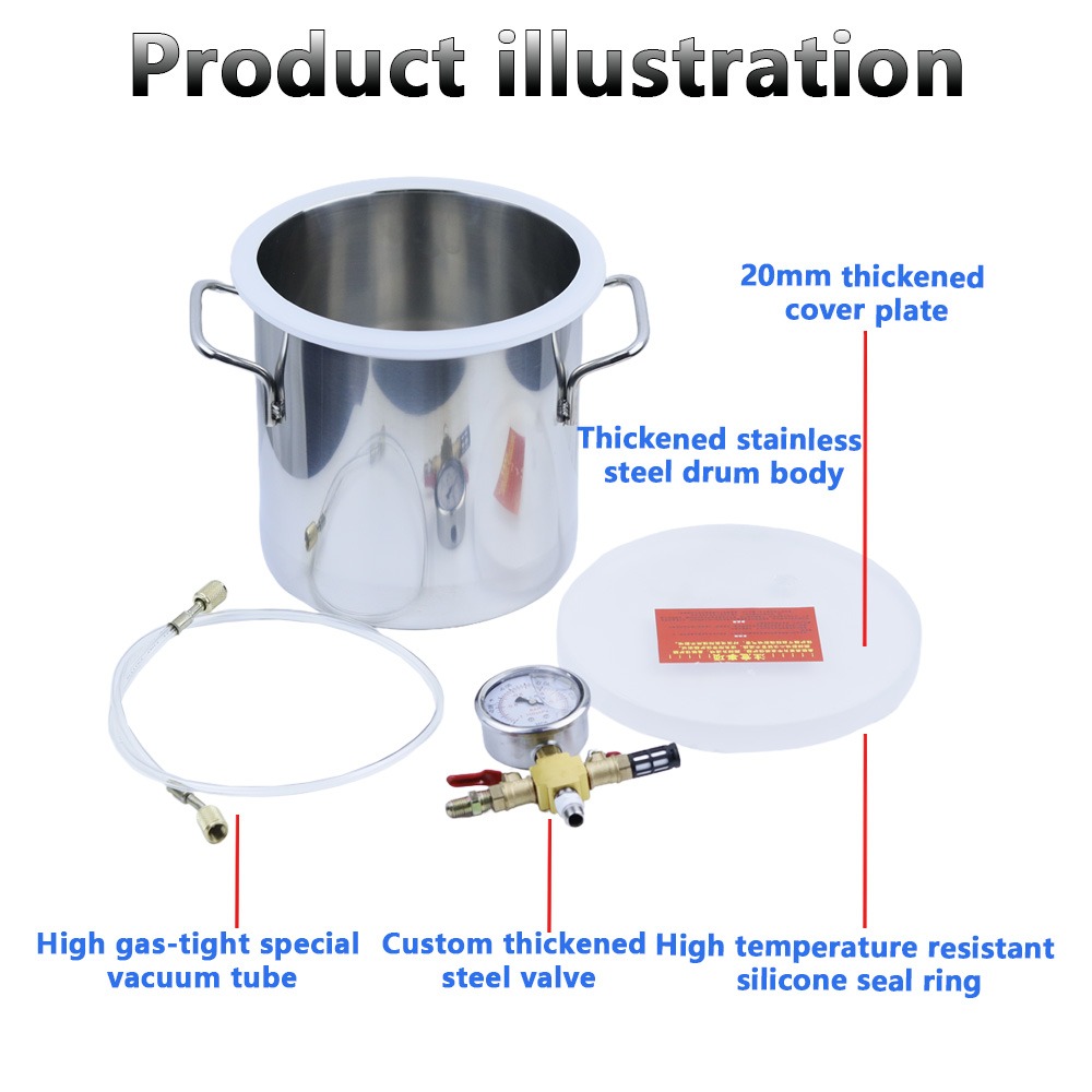 6L Upgraded Tempered Glass Lid - Woodworking Vacuum Press review and price