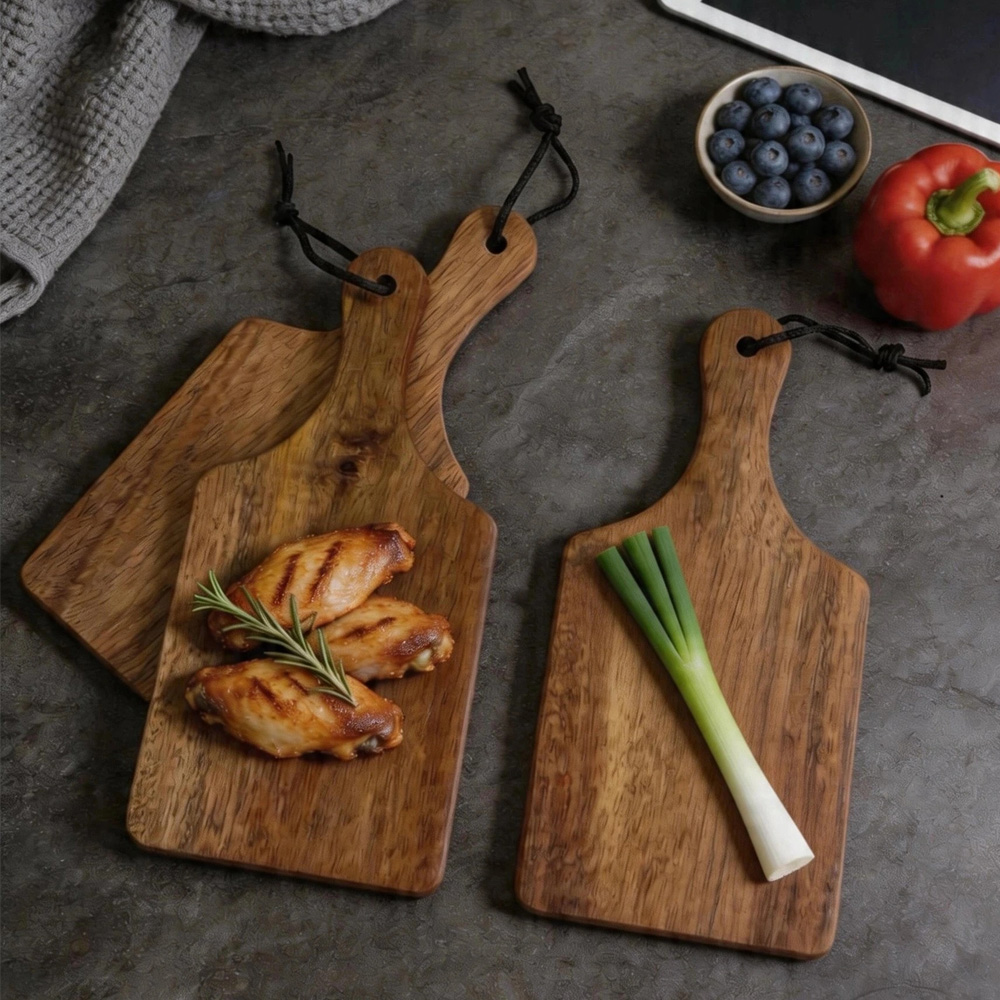 Acacia wood mini cutting board - Woodworking Plans review and price