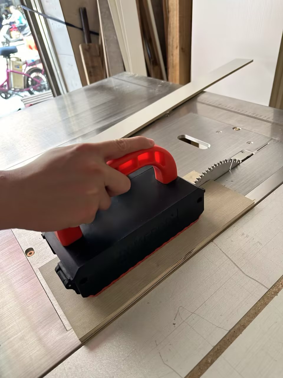 Table Saw Push Block Pusher Ad - Woodworking Bandsaw review and price