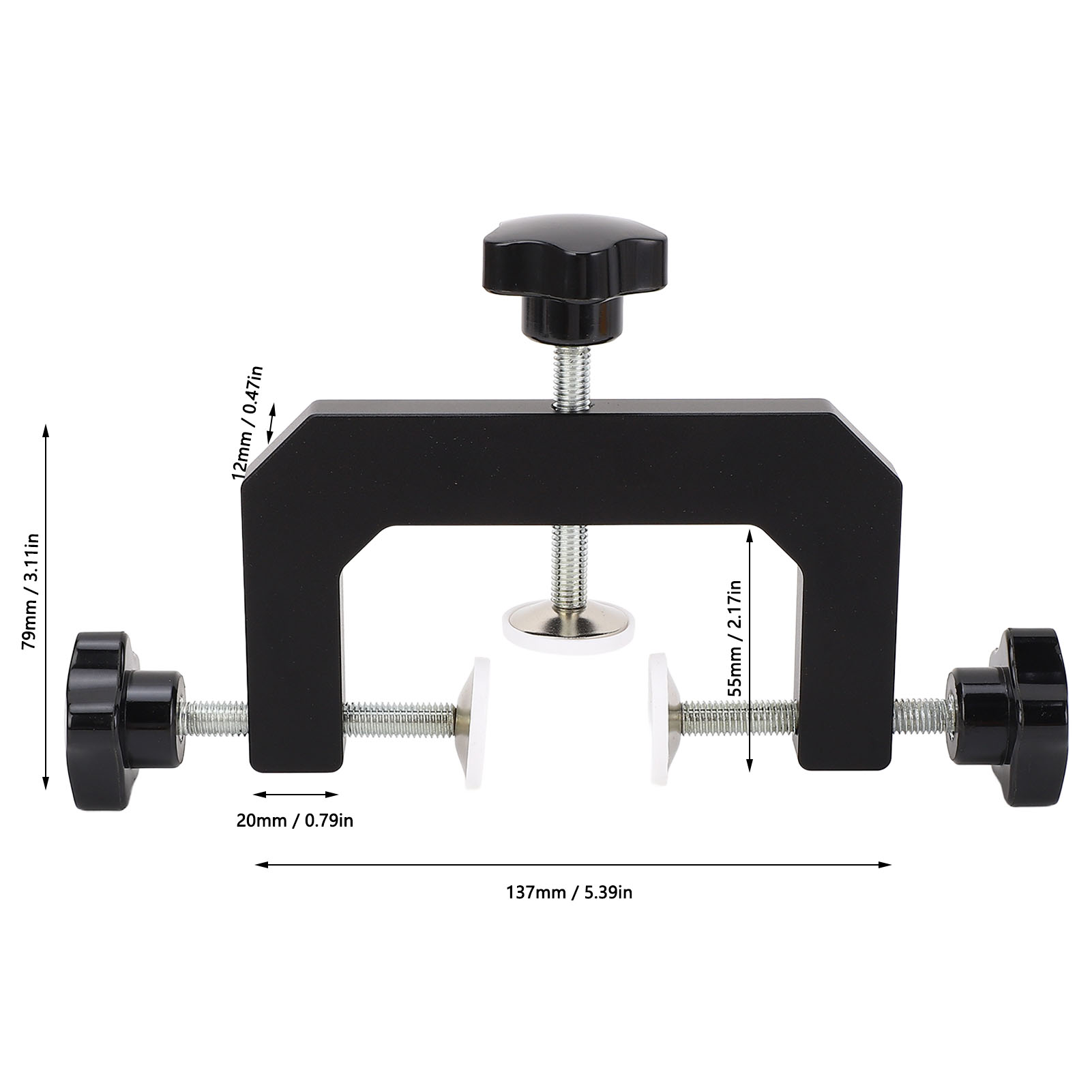 3 Way G Clamp Aluminium Alloy  - Woodworking Edge review and price