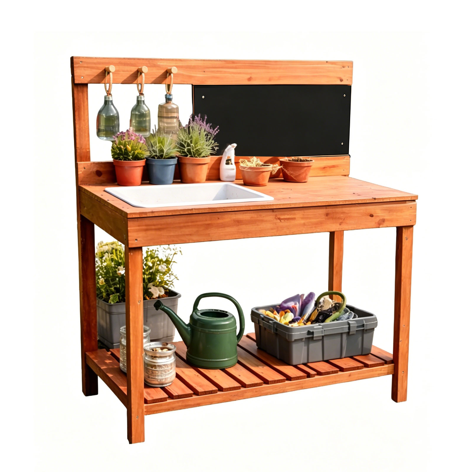 Wooden Potting Benches For Chi - Workbench Woodworking review and price