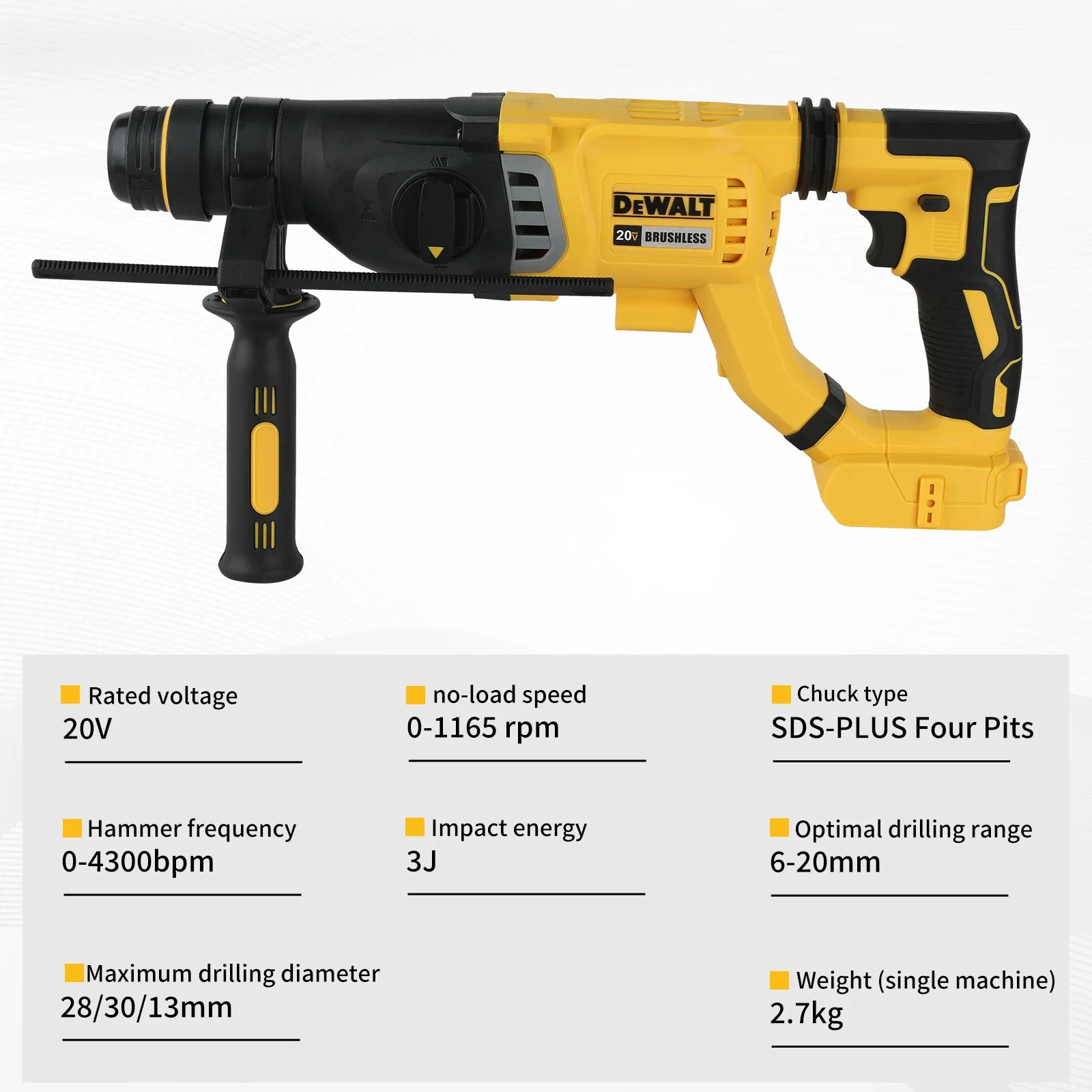 Hot Sale DEWALT 20V Brushless  - Woodworking Hammer review and price