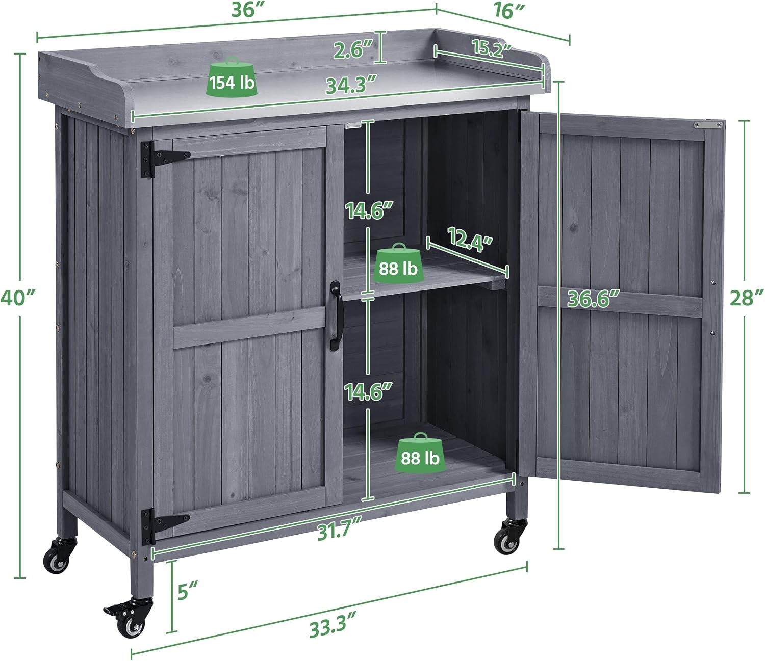Outdoor Garden Potting Bench T - Workbench Woodworking review and price