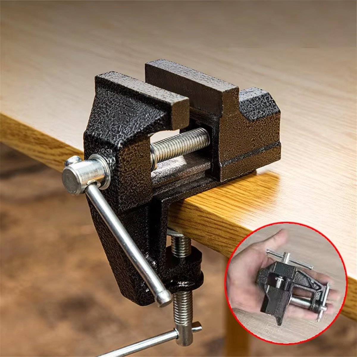 SDFC Mini Bench Vise Woodworki - Woodworking Clamp review and price