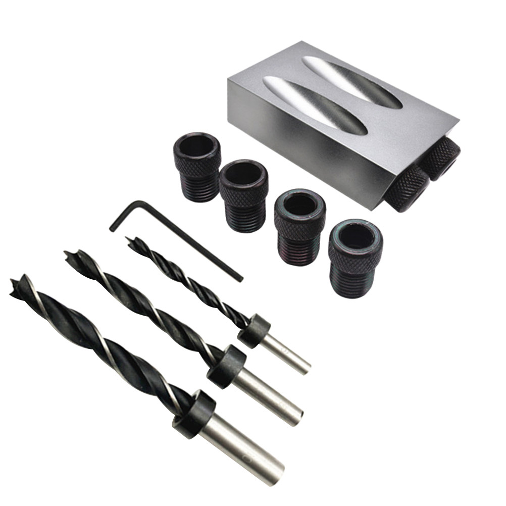 34pcs Oblique Hole Drill Set 1 - Woodworking Joint review and price