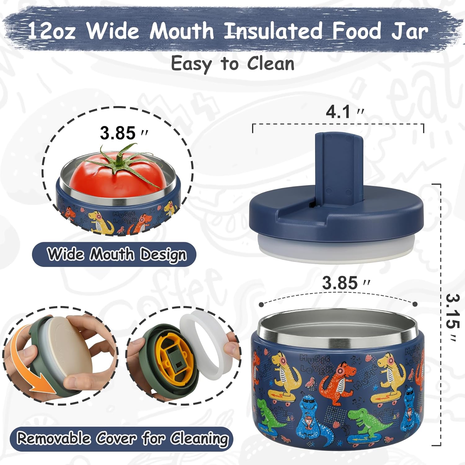 12oz Insulated Vacuum Food Jar - Woodworking Vacuum Press review and price